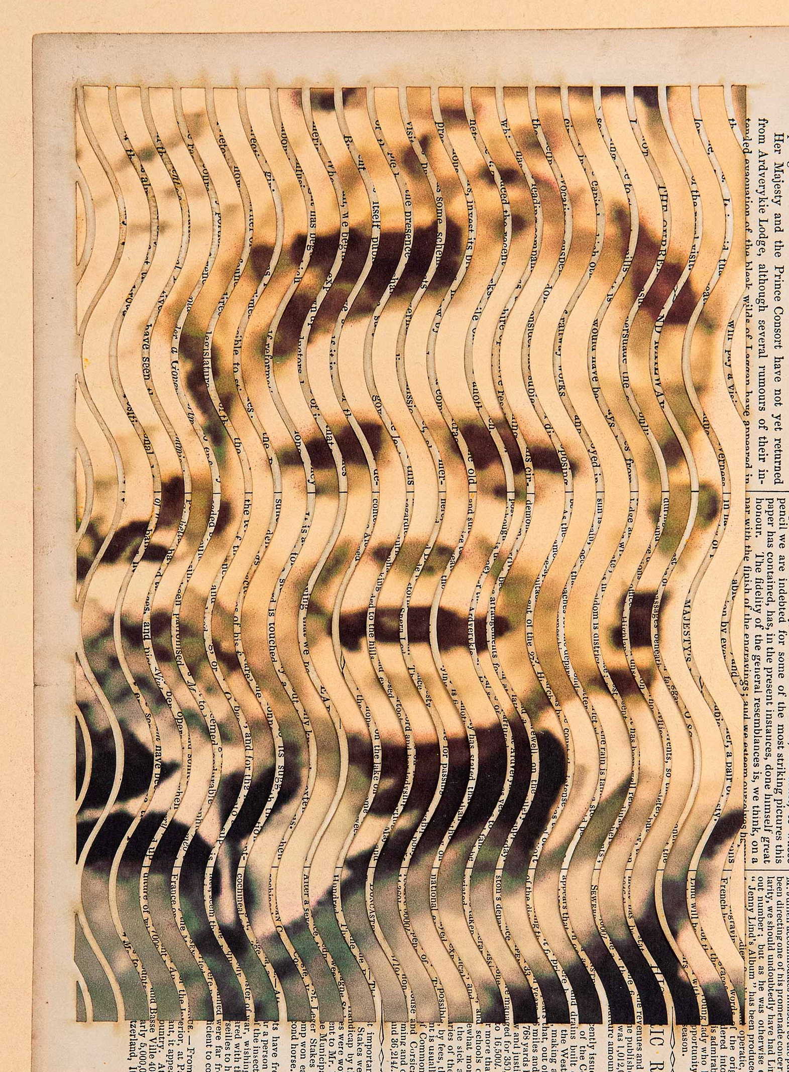 Hand made analogue collage by Sel;wyn Pike