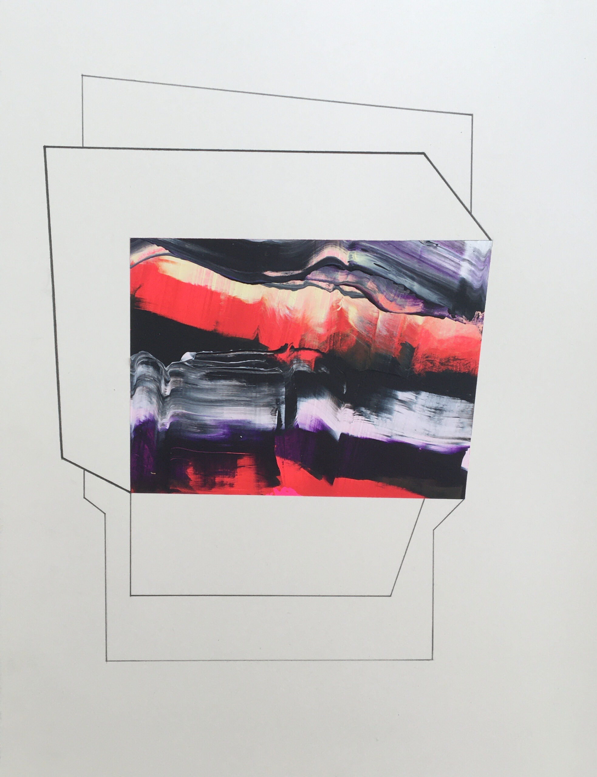Acrylic paintings on paper by Pete Burke