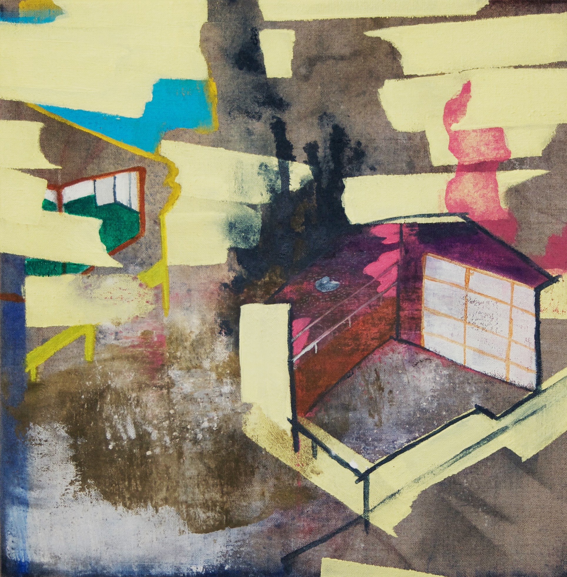 Contemporary Thai abstract paintings