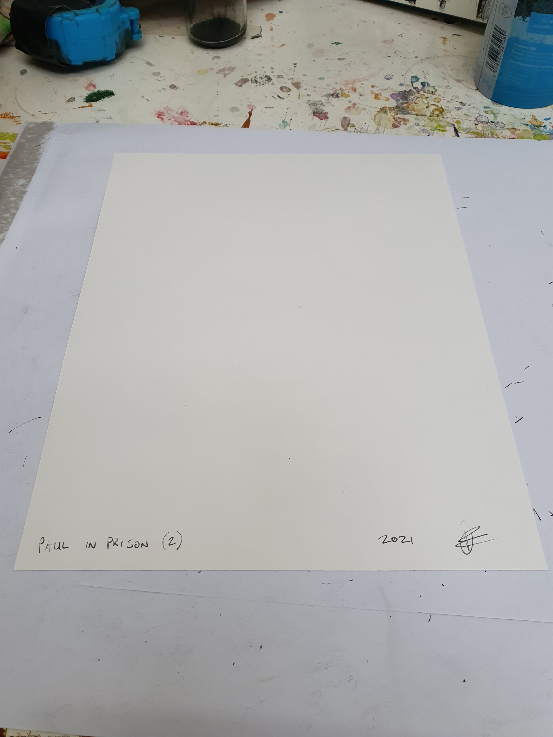 Paul In Prison back Duncan McAfee Paul In Prison back Duncan McAfee